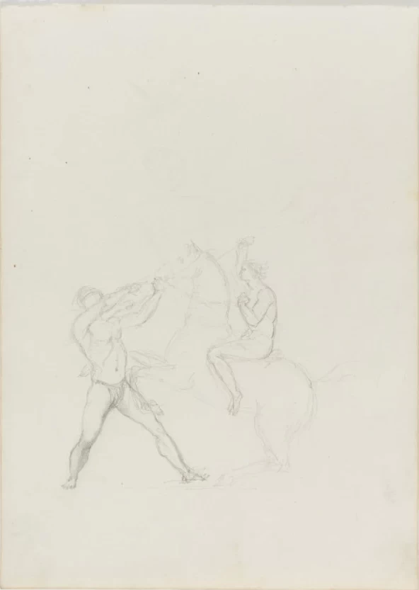 Manuel de Araújo Porto - Alegre, Studio di tema mitologico